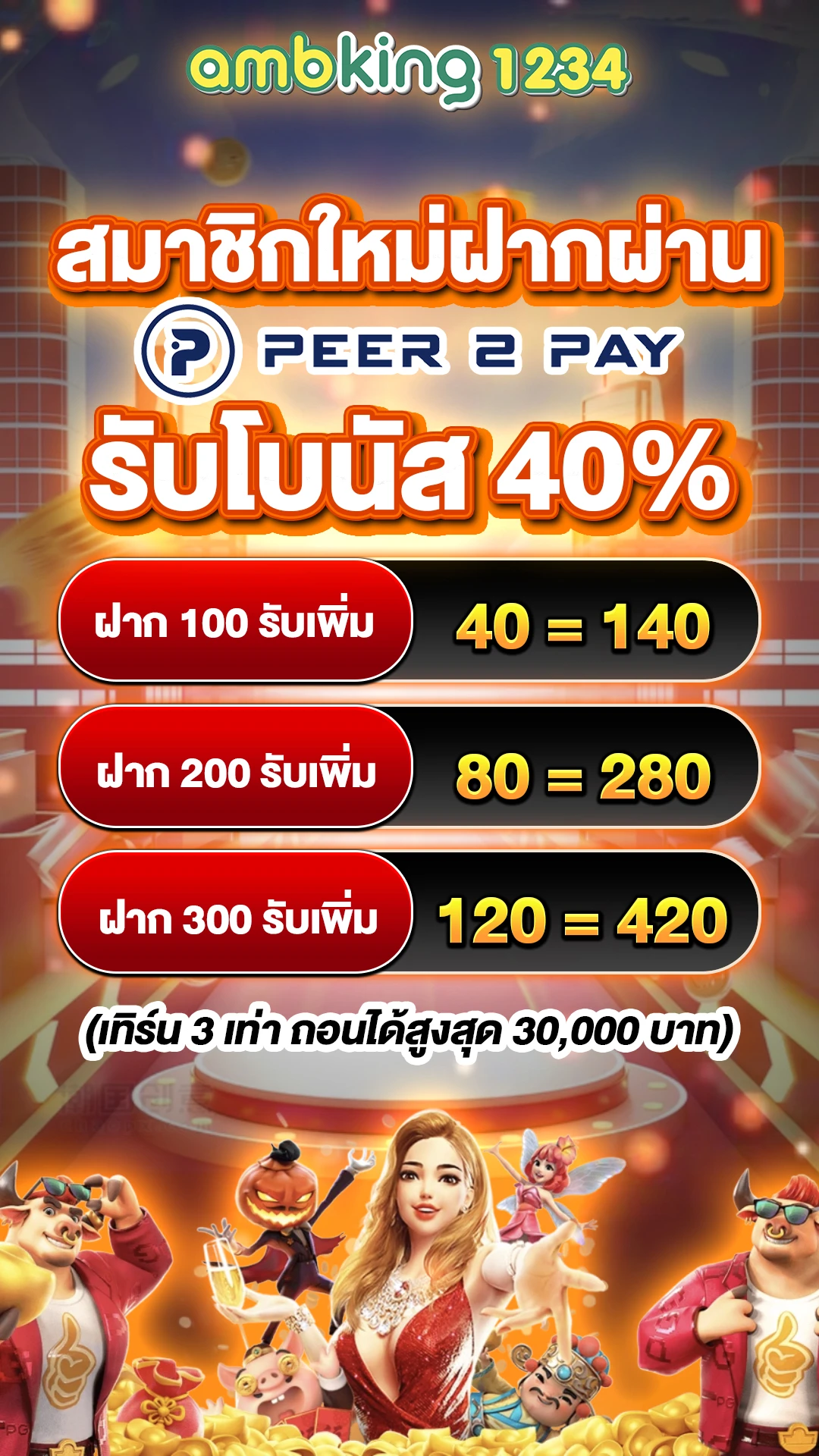 คาสิโนออนไลน์สล็อต - แบนเนอร์โปรโมชั่น